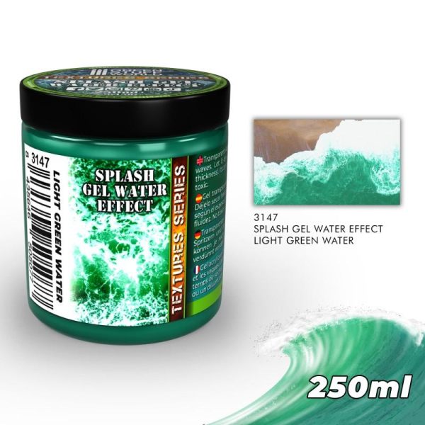 Green Stuff World    Water effect Gel - Light Green 250ml - 8435646505077ES -