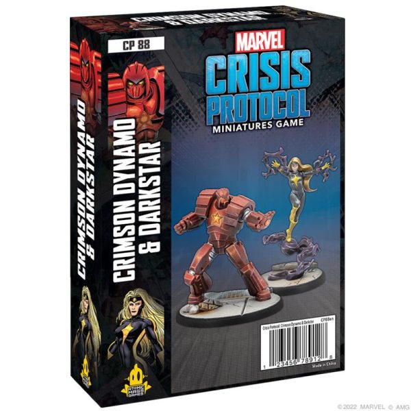 Atomic Mass Marvel Crisis Protocol  Marvel: Crisis Protocol Marvel Crisis Protocol: Crimson Dynamo & Dark Star - FFGCP88EN -