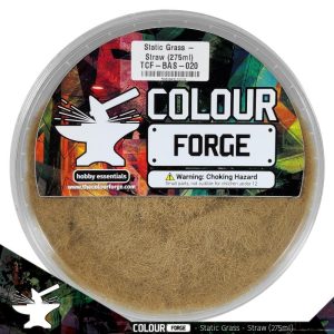 The Colour Forge   Sand & Flock Static Grass - Straw (275ml) - TCF-BAS-020 - 5060843101031