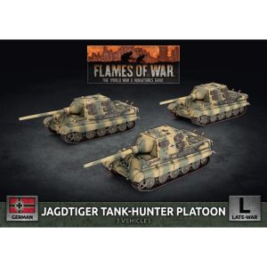 Battlefront Flames of War  Flames of War Jagdtiger (12.8cm) TankHunter Platoon (3x Plastic) - GBX179 - 9420020255388