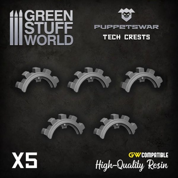 Green Stuff World   Green Stuff World Conversion Parts Tech Crests - 5904873421847ES -