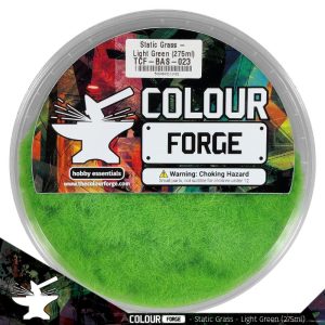 The Colour Forge   Sand & Flock Static Grass - Light Green (275ml) - TCF-BAS-023 - 5060843101062