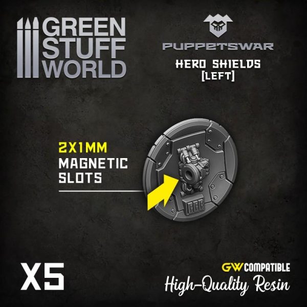 Green Stuff World   Green Stuff World Conversion Parts Hero Shields - 5904873422158ES -