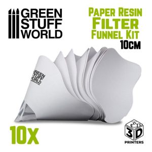 Green Stuff World   3d Printing & Accessories Paper resin filter funnel kit 10cm - 8435646504568ES -