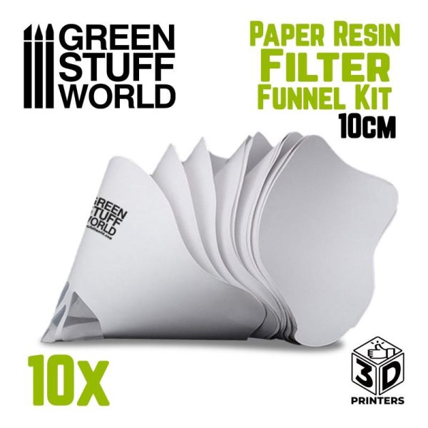 Green Stuff World   3d Printing & Accessories Paper resin filter funnel kit 10cm - 8435646504568ES -