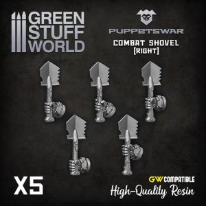 Green Stuff World   Green Stuff World Conversion Parts Combat Shovel - Right - 5904873423520ES -