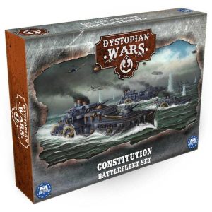 Warcradle Dystopian Wars  Dystopian Wars Constitution Battlefleet Set - DWA120001 - 5060504865616