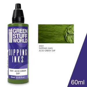 Green Stuff World   Dipping Ink Dipping Ink 60ml - Acid Green Dip - 8435646508610ES - 8435646508610