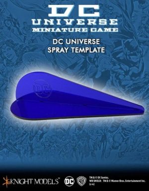 Knight Models DC Multiverse Miniature Game  Templates DC Universe Spray Template - KM-ACC0053 -