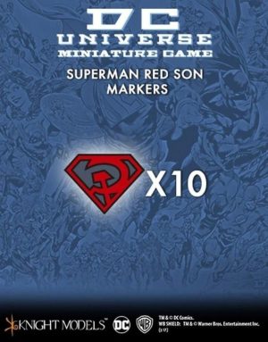 Knight Models DC Multiverse Miniature Game  DC Miniatures Superman Red Son Markers - KM-ACC0055 -