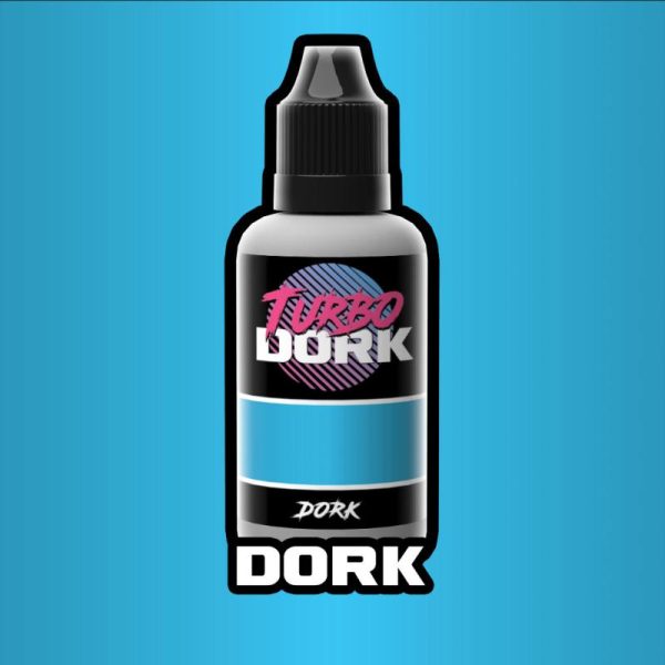 Turbo Dork   Turbo Dork Dork Metallic Acrylic Paint 20ml Bottle - TDK4567 - 631145994567