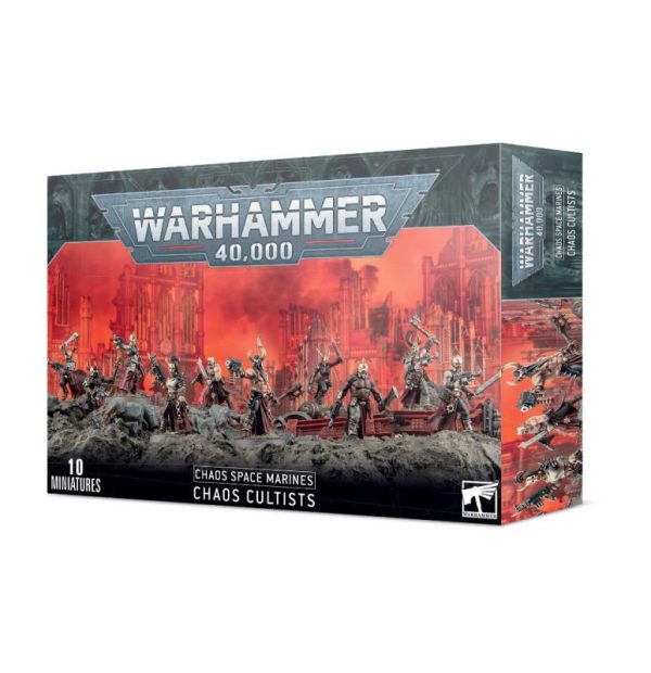Games Workshop Warhammer 40,000  Armies of Chaos Chaos Space Marines: Chaos Cultists - 99120102144 - 5011921163274