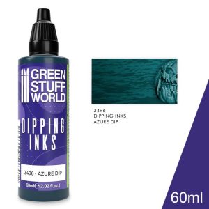Green Stuff World   Dipping Ink Dipping Ink 60ml - Azure Dip - 8435646508566ES - 8435646508566