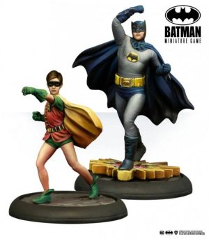 Knight Models Batman Miniature Game  Batman Miniature Game Batman & Robin - Classic TV Series - KM-BTV001 -