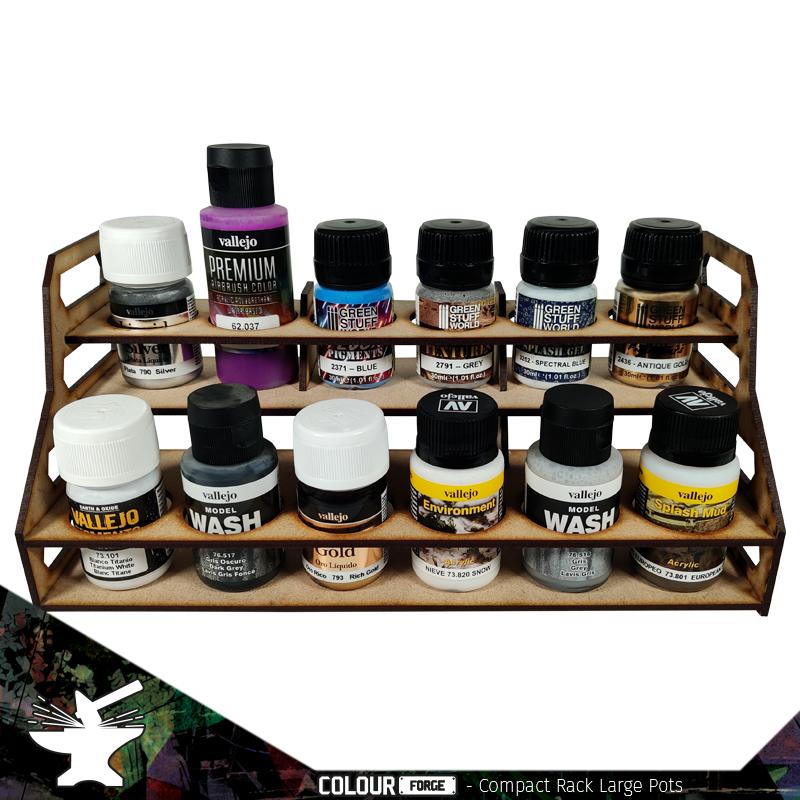 Discount Compact Paint Rack (Large Pots 30ml-40ml) | The Outpost
