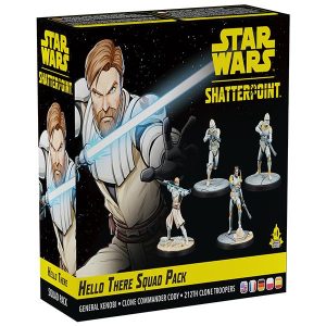 Atomic Mass Star Wars: Shatterpoint   Star Wars: Shatterpoint - Hello There (General Kenobi Squad Pack) - FFGSWP06 - 841333120313