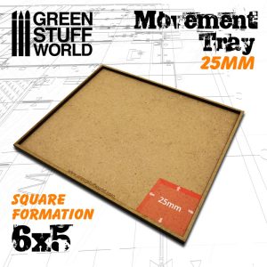 MDF Movement Trays 25mm 6x5 1