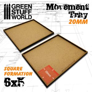 MDF Movement Trays 20mm 6x5 1