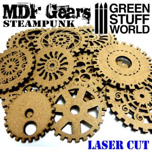 MDF Wood Steampunk Gears 1