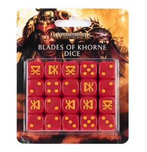 Age Of Sigmar: Blades of Khorne Dice Set 1
