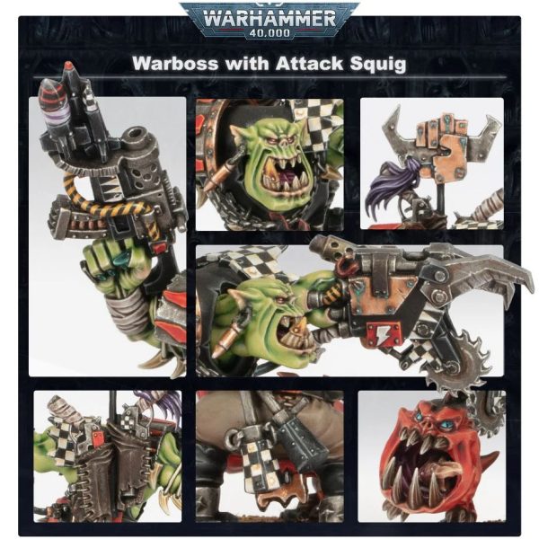Ork Warboss with Attack Squig 1