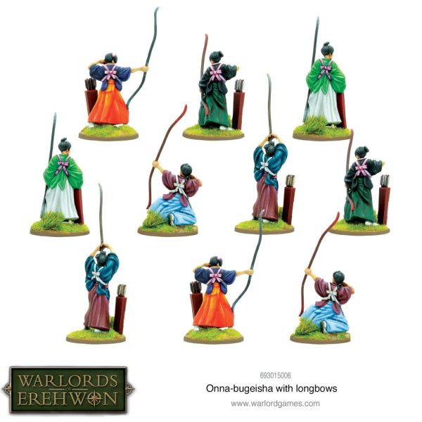 Warlords of Erehwon: Onna-bugeisha with Longbows 3