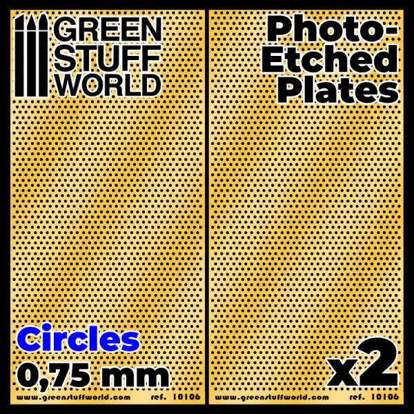 Photo-etched Plates - Medium Circles 1