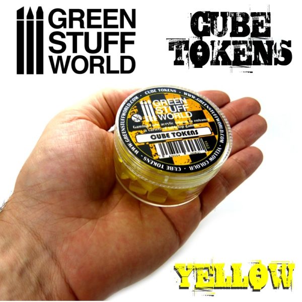 Yellow Cube tokens 3