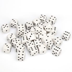 Dice: White (12mm) 1