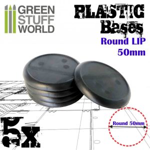 Plastic Bases - Round Lip 50mm 1