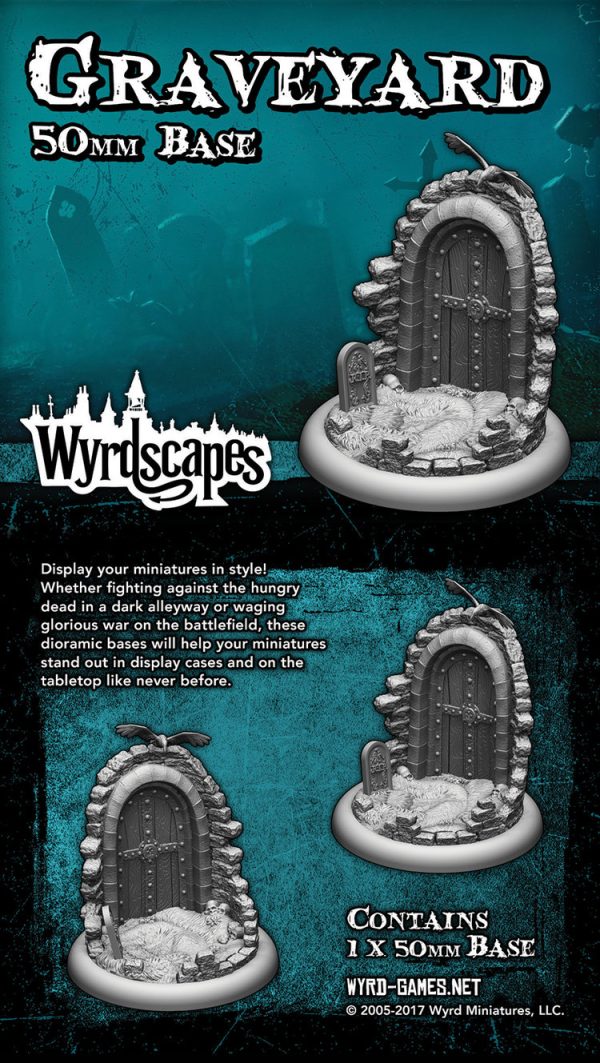 Wyrdscapes Graveyard 50mm Base 1