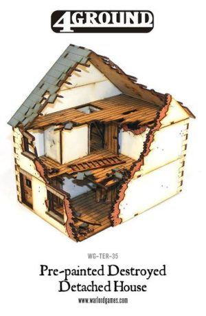 Pre-painted Damaged Detached House 1