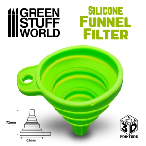 Silicone funnel filter for 3D printer 1