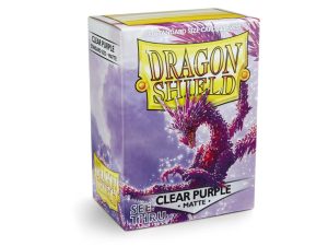 Dragon Shield Sleeves Matte Clear Purple (100) 1