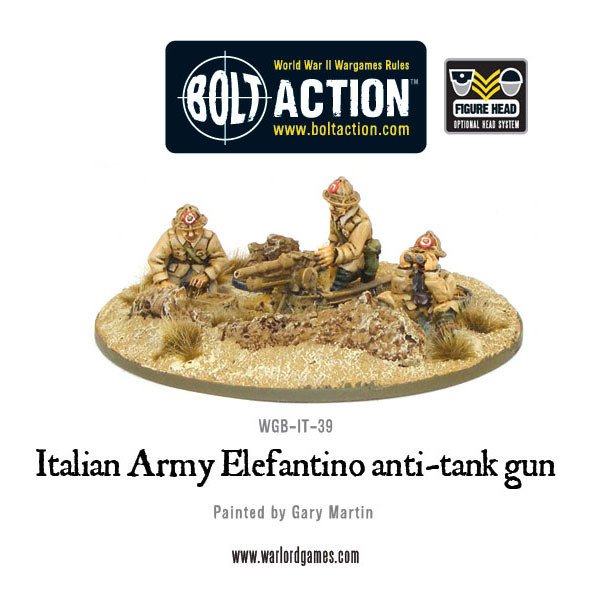 Italian Army 47mm Elefantino Anti-Tank Gun 2