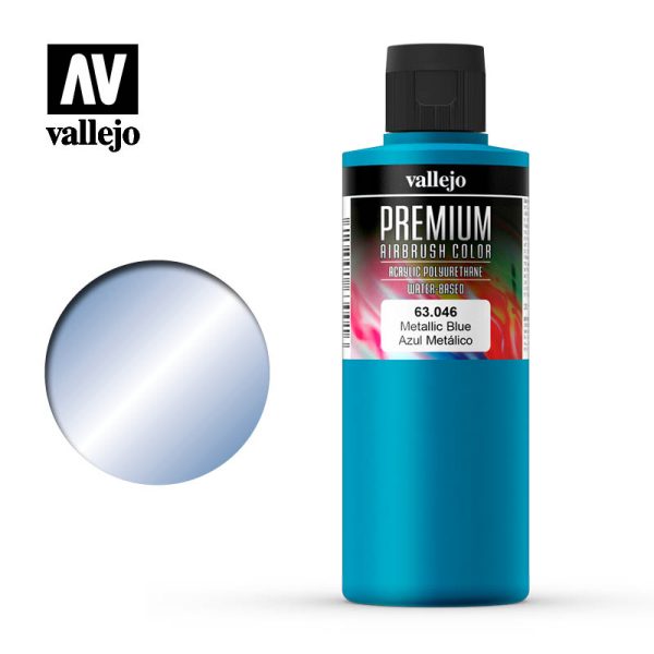 Vallejo Premium Color - 200ml Pearl & Metallics Blue 1