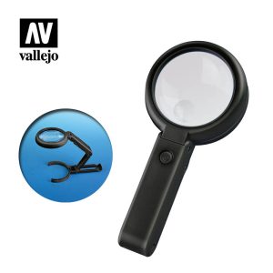 AV Vallejo Tools - Lightcraft Foldable LED Magnifier w/stand 1