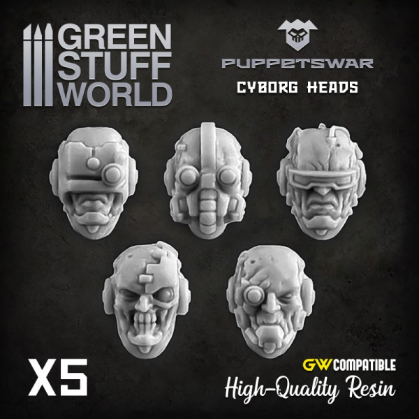 Cyborg heads 1
