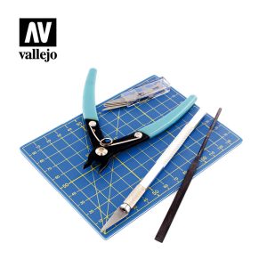 AV Vallejo Tools - Plastic Modelling Tool set 9pc 1