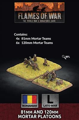 81mm and 120mm Mortar Platoons, Romanian 1