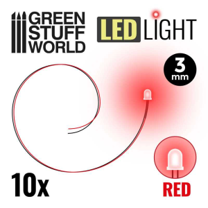 Red LED Lights - 3mm 1