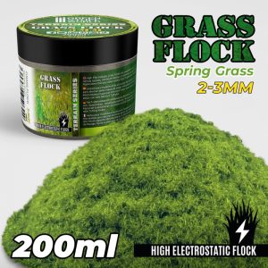 Static Grass Flock 2-3mm - SPRING GRASS - 200 ml 1