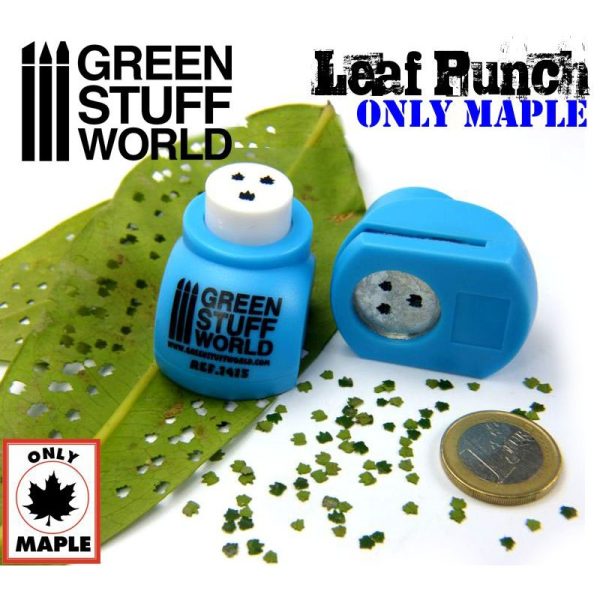 Miniature Leaf Punch MEDIUM BLUE 1