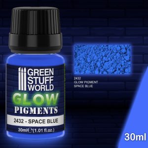 Glow in the Dark Pigment - SPACE BLUE 1