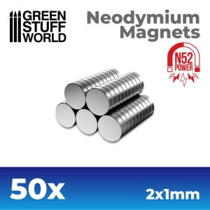 Neodymium Magnets 2x1mm - 50 units (N52) 1