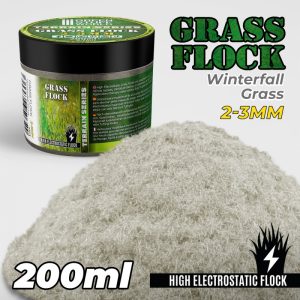 Static Grass Flock 2-3mm - WINTERFALL GRASS - 200 ml 1