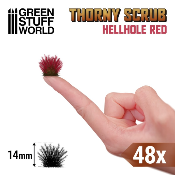 Thorny Scrubs Tufts - Hellhole Red 2