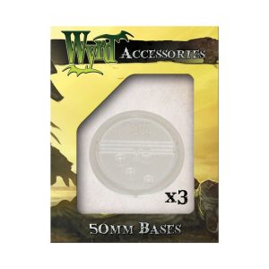 Clear 50mm Translucent Bases - 3 Pack 1