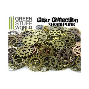 SteamPunk GEARS and COGS Beads 85gr *** Variety 1