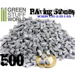 Model Paving Bricks - Grey x500 1